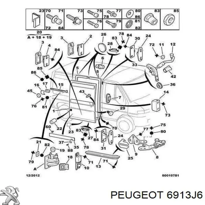  6913J6 Peugeot/Citroen