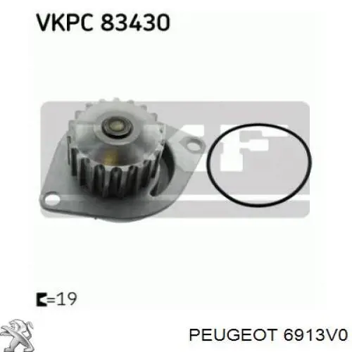 Болт ролика натяжителя ремня ГРМ Peugeot/Citroen 6913V0 цена, от 1.83 USD