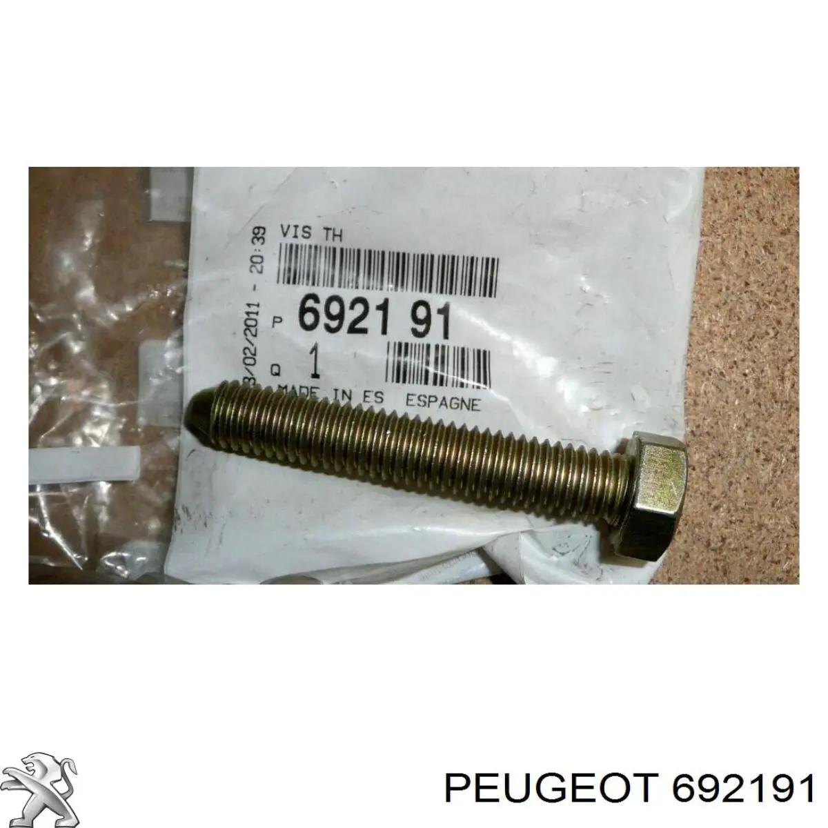 692191 Peugeot/Citroen parafuso