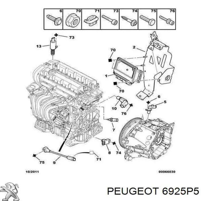  6925P5 Peugeot/Citroen