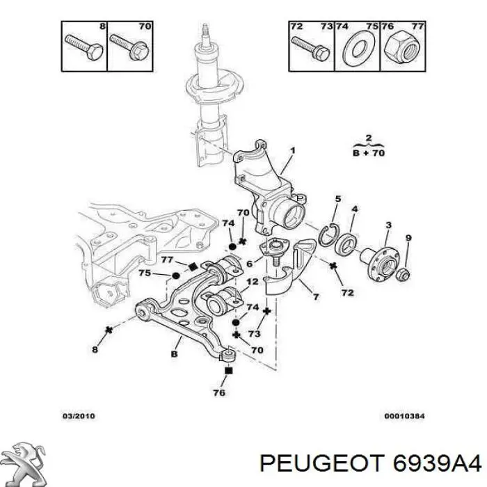  6939A4 Peugeot/Citroen