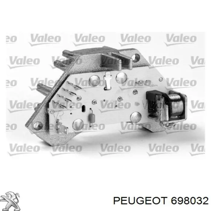 Резистор печки 698032 Peugeot/Citroen