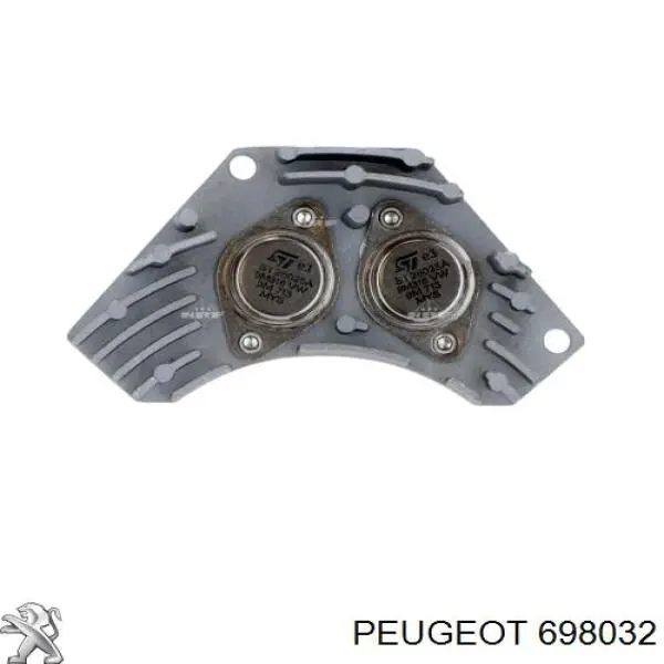 Resitencia, ventilador habitáculo 698032 Peugeot/Citroen