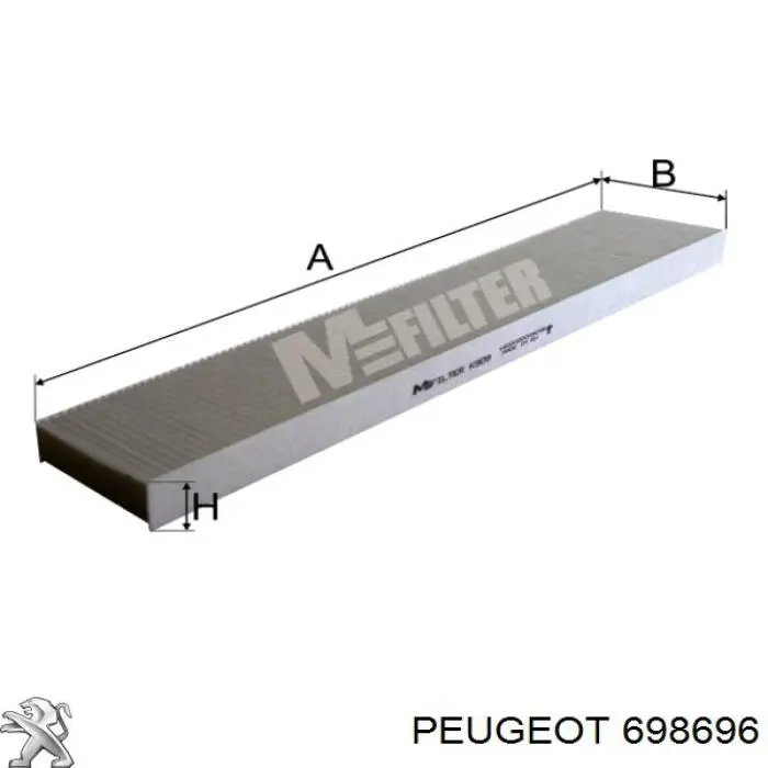 Cableado de retención (soporte) 698696 Peugeot/Citroen