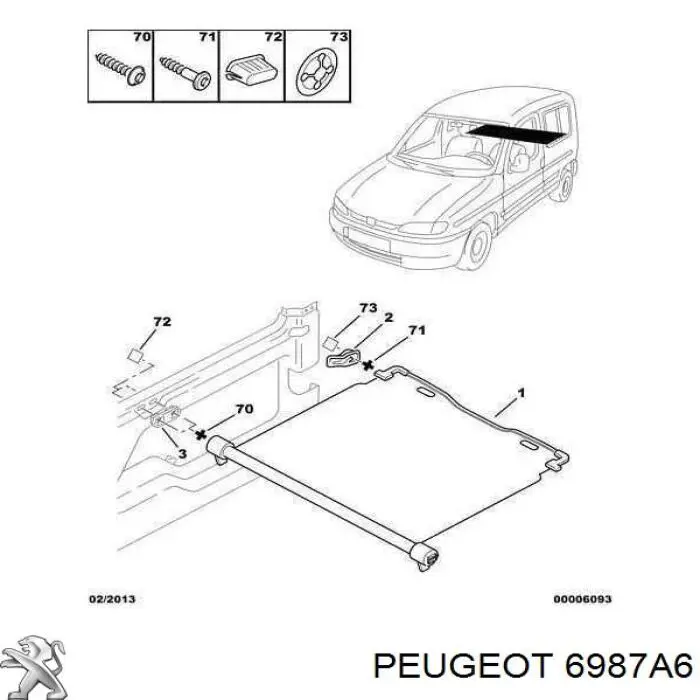  6987A6 Peugeot/Citroen