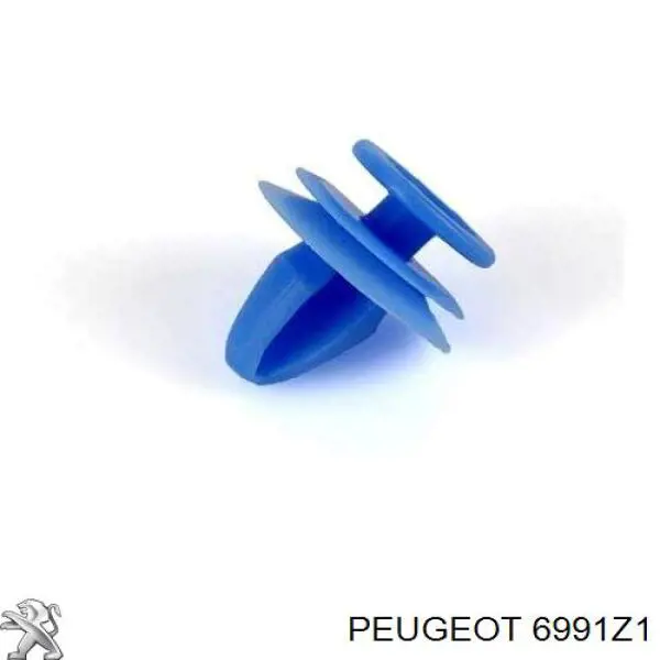 Пистон (клип) крепления обшивки крышки багажника на Peugeot 208 