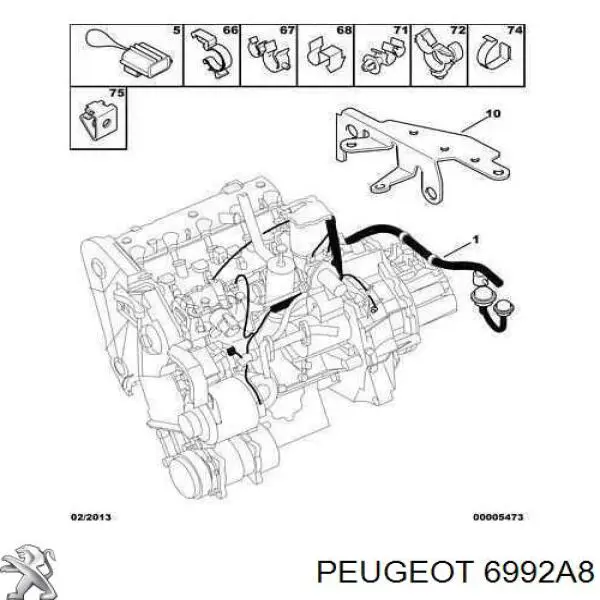 Купить 6992A8 Peugeot/Citroen 