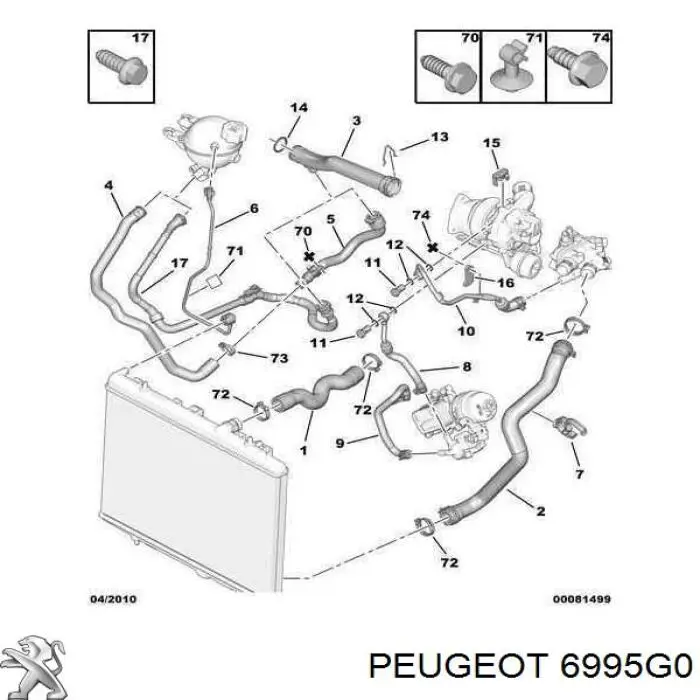 00006995G0 Peugeot/Citroen 