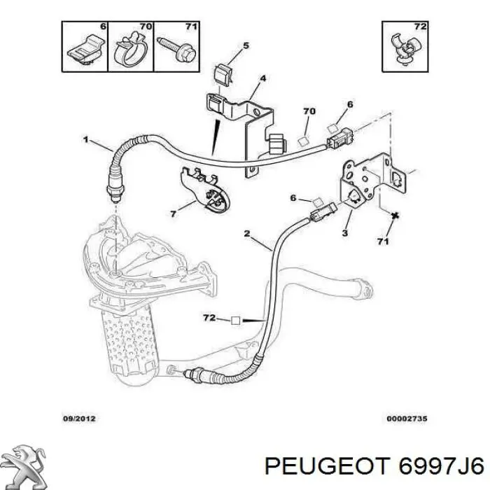  6997J6 Peugeot/Citroen