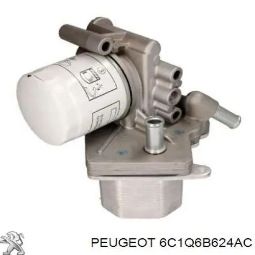 6C1Q6B624AC Peugeot/Citroen Корпус маслофильтра