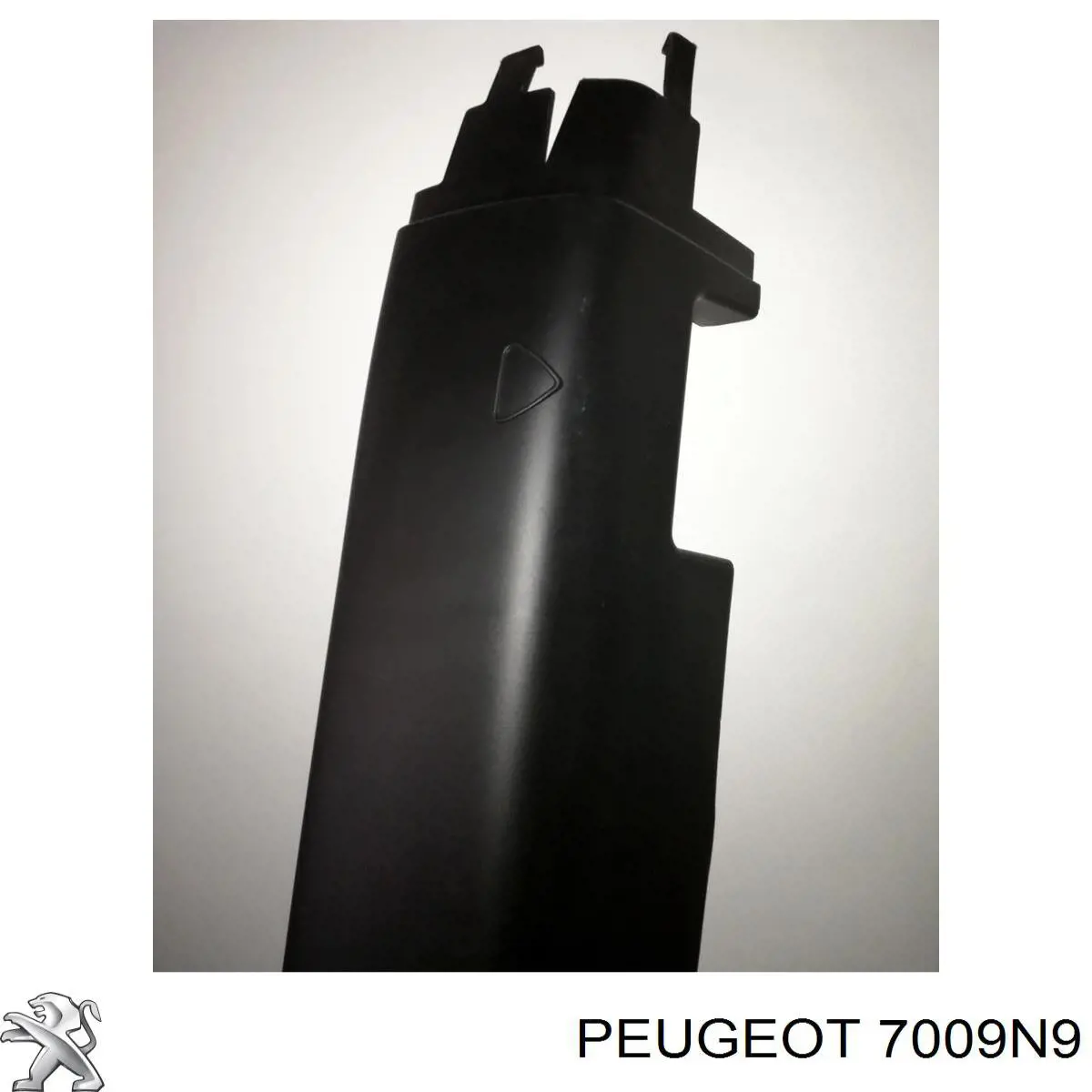 Накладка (молдинг) порога наружная левая на Peugeot Partner Tepee 