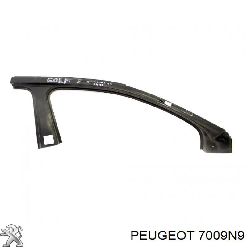 Накладка (молдинг) порога наружная левая Peugeot/Citroen 7009N9 цена, от 124.36 USD