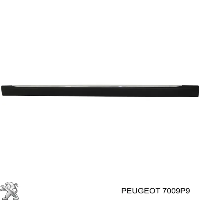 7009P9 PEUGEOT Moldura de umbral exterior izquierda original y equivalente
