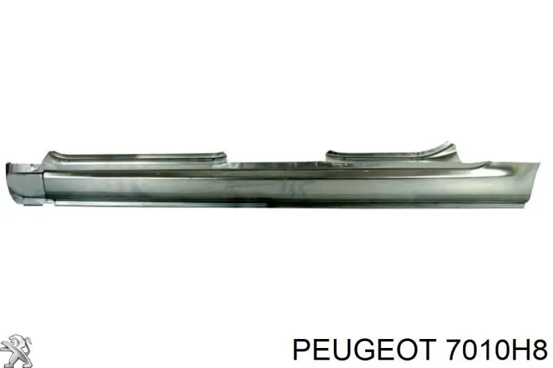 Порог внешний правый на Peugeot 307 SW 
