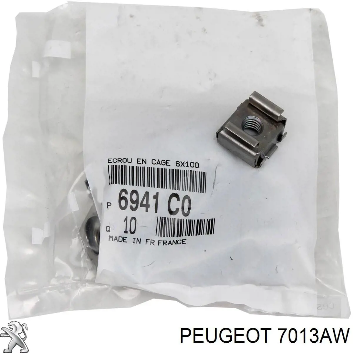 7013AW Peugeot/Citroen защита двигателя, поддона (моторного отсека)