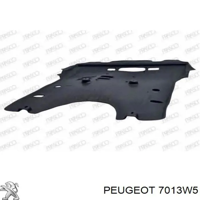 7013W5 Peugeot/Citroen защита двигателя, поддона (моторного отсека)