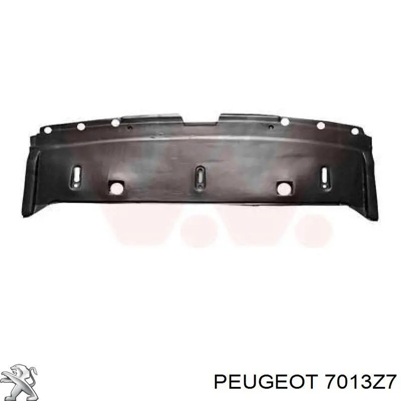7013Z7 Peugeot/Citroen defletor do pára-choque dianteiro
