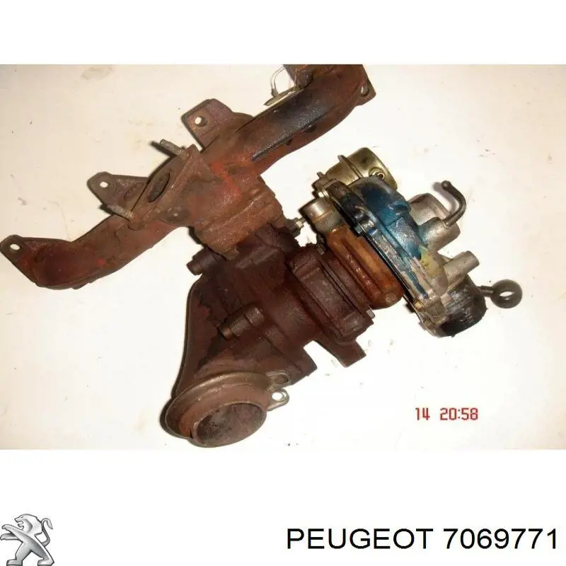 7069771 Peugeot/Citroen турбина