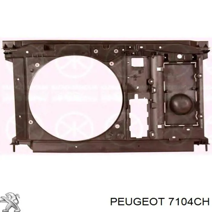 Bastidor radiador (armazón) 7104CH Peugeot/Citroen