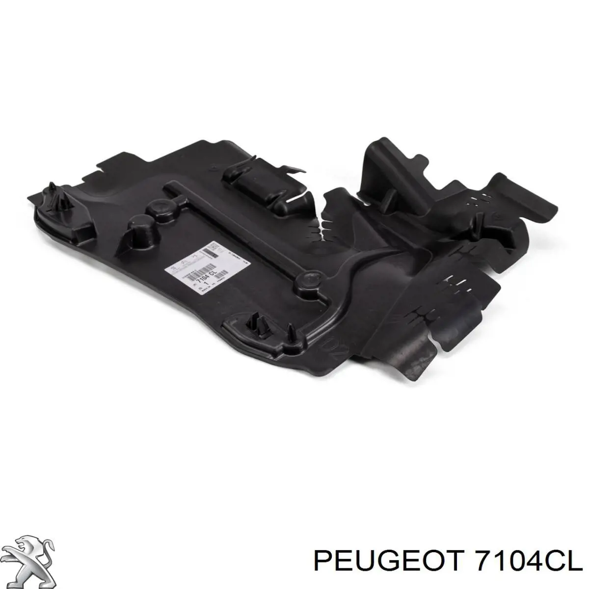7104CL Peugeot/Citroen Воздуховод (дефлектор) радиатора правый