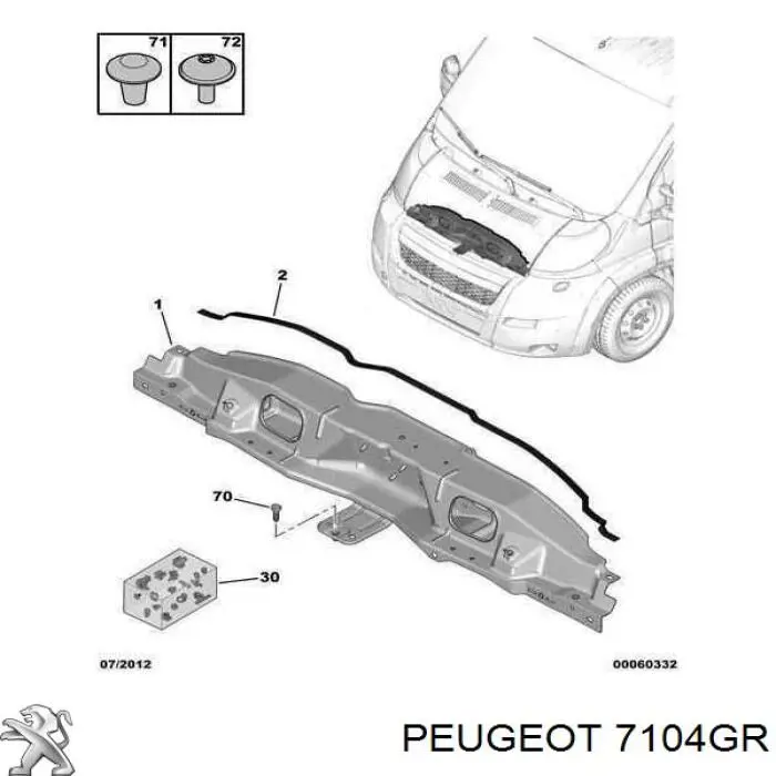  7104GR Peugeot/Citroen