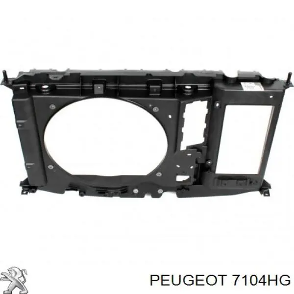 7104HG Peugeot/Citroen difusor do radiador de esfriamento