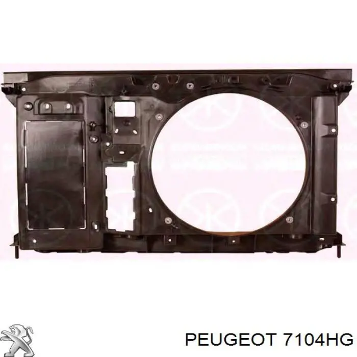 Bastidor radiador (armazón) 7104HG Peugeot/Citroen