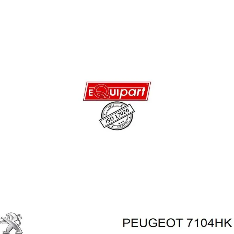 Купить 7104HK Peugeot/Citroen Установочная панель передняя