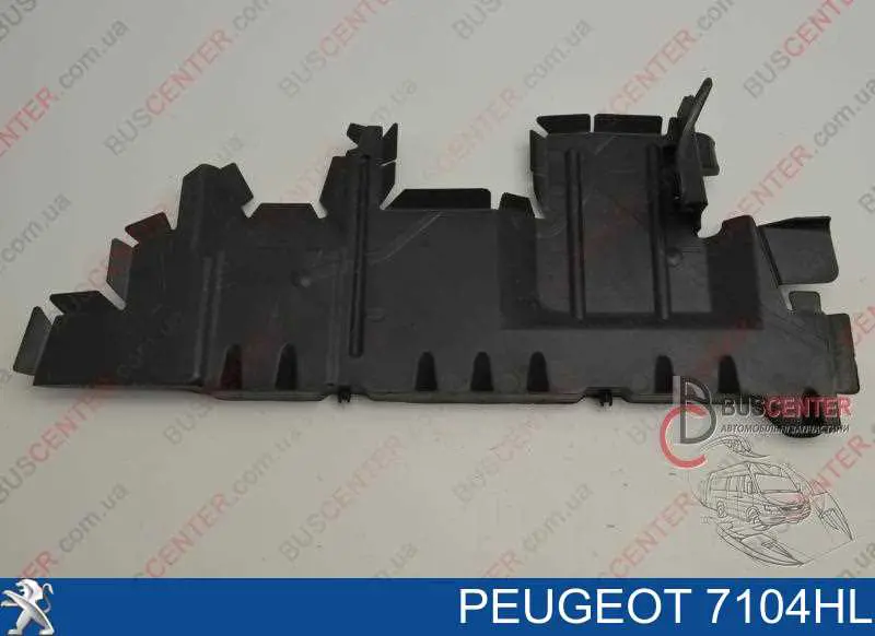 7104HL Peugeot/Citroen воздуховод (дефлектор радиатора левый)