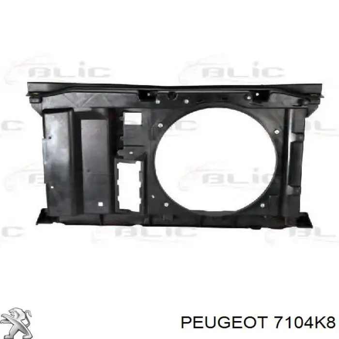 Диффузор радиатора 7104CF Peugeot/Citroen