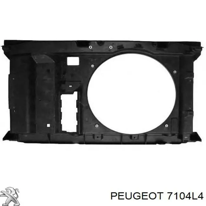 Bastidor radiador (armazón) 7104L4 Peugeot/Citroen