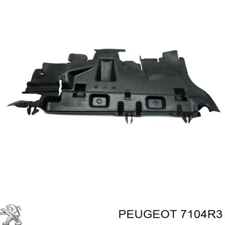 7104R3 Peugeot/Citroen Воздуховод (дефлектор) радиатора левый