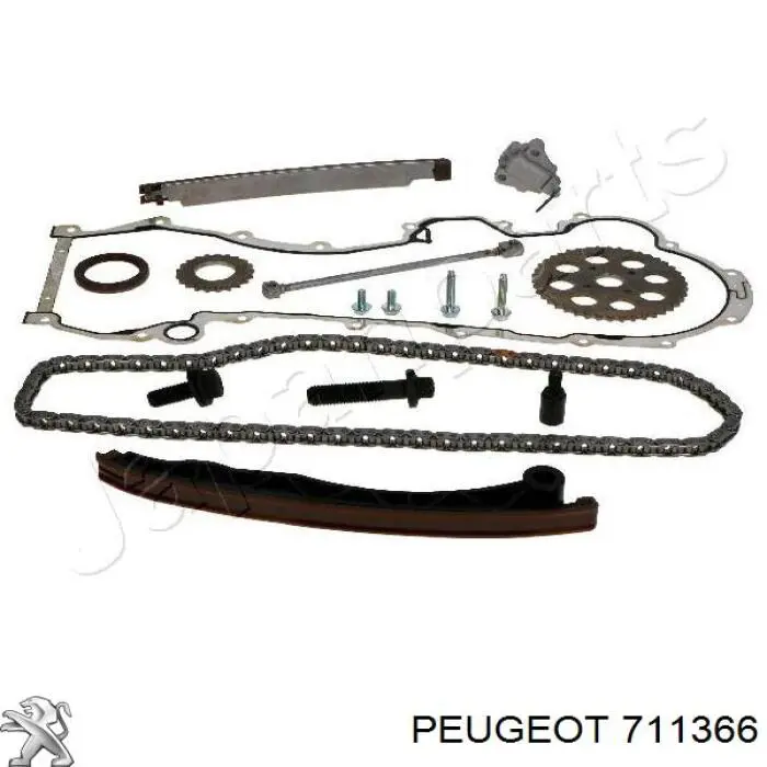 Soporte de radiador izquierdo (panel de montaje para foco) 711366 Peugeot/Citroen