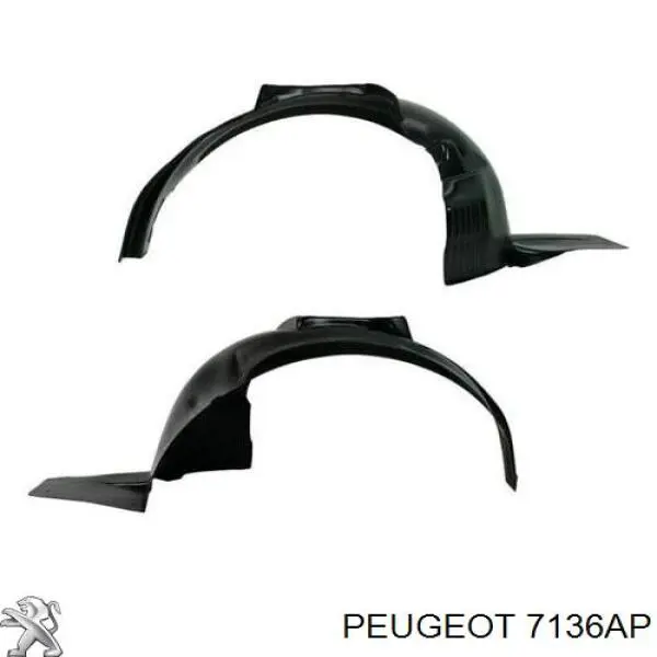 Подкрылок передний правый 7136AP Peugeot/Citroen