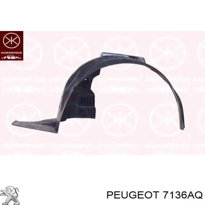 Подкрылок передний левый 7136AQ Peugeot/Citroen