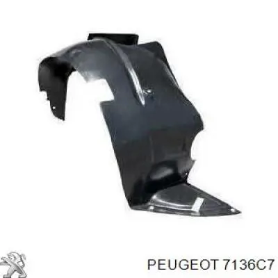 Подкрылок передний правый 7136C7 Peugeot/Citroen