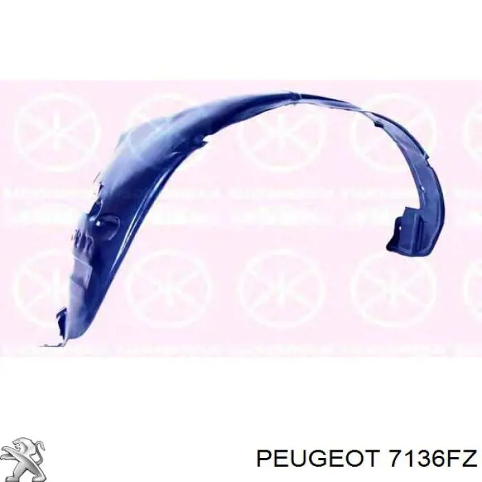 Подкрылок передний левый 5051493 Autotechteile