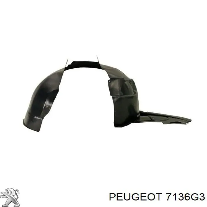 Подкрылок крыла переднего левый Peugeot/Citroen 7136G3 цена, от 9.31 USD