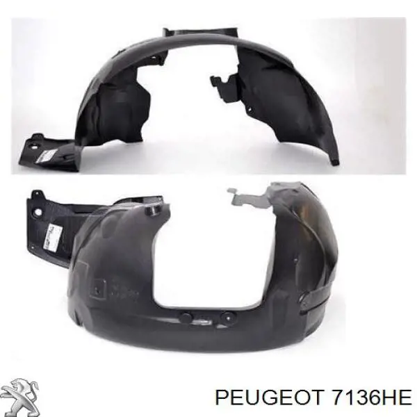 Подкрылок передний левый 7136HE Peugeot/Citroen