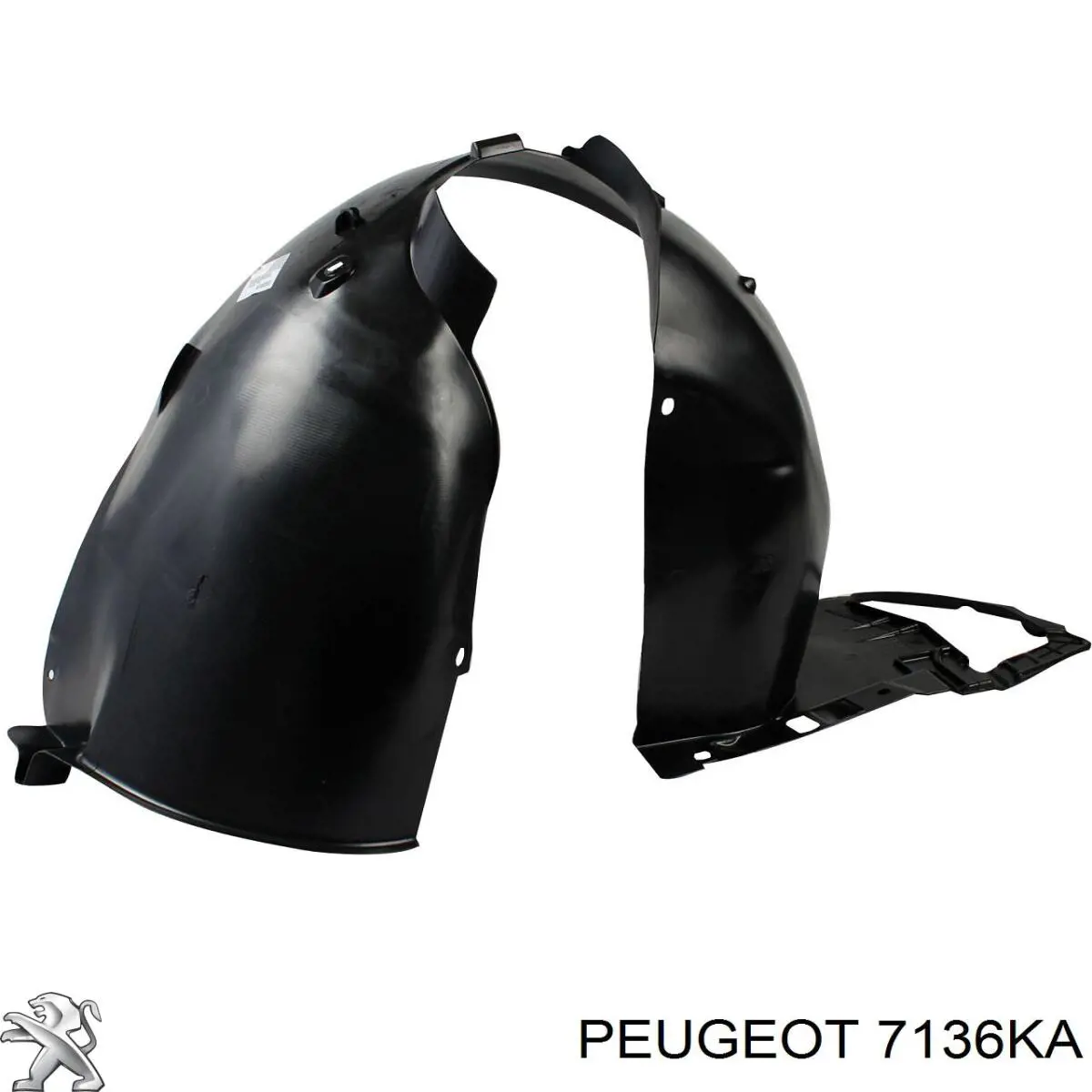 Правый подкрылок переднего крыла Peugeot/Citroen 7136KA цена, от 154.46 USD
