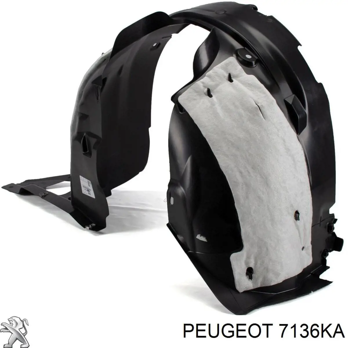 7136KA Peugeot/Citroen Подкрыльник переднего крыла, правый