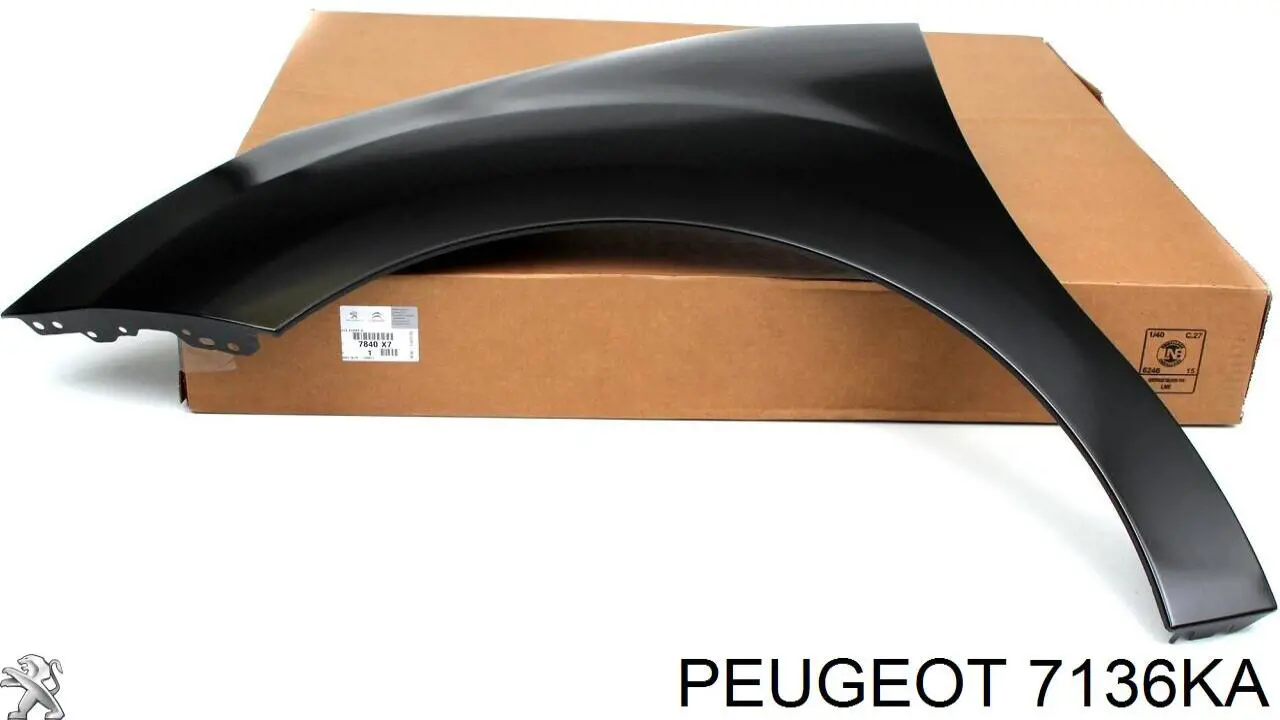 Правый подкрылок переднего крыла Peugeot/Citroen 7136KA цена, от 154.46 USD
