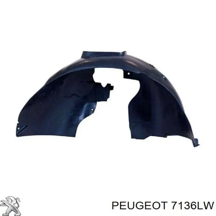 00007136LW Peugeot/Citroen подкрылок крыла переднего левый