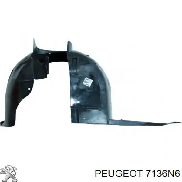 Подкрылок передний левый Пежо 307 3A, 3C (Peugeot 307)