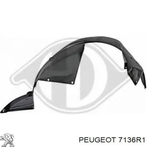 Подкрылок передний левый 7136R1 Peugeot/Citroen