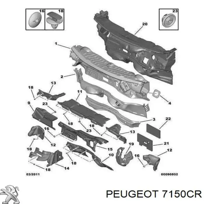  7150CR Peugeot/Citroen