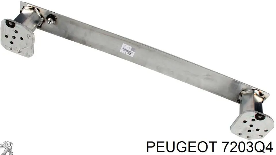 Refuerzo paragolpes trasero 7203Q4 Peugeot/Citroen