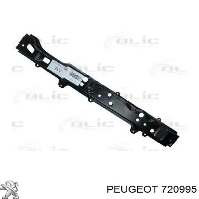 Soporte de radiador inferior (panel de montaje para foco) 720995 Peugeot/Citroen
