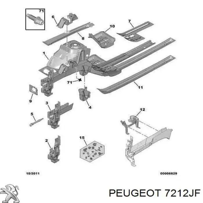 7212JF Peugeot/Citroen 