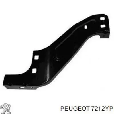 7212YP Peugeot/Citroen suporte esquerdo do radiador (painel de montagem de fixação das luzes)